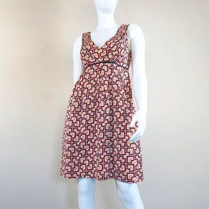 Shoshanna Pattern Silk Dress